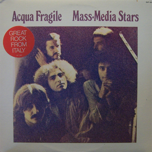 AQUA FRAGILE MASS MEDIA STARS LP CONTEMPO MINT 